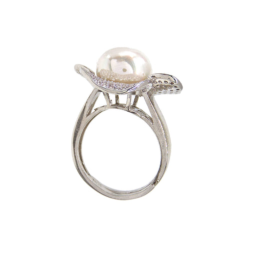 "Opulent Pearl" Cocktail Ring