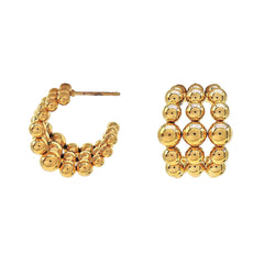 Gold-Plated Bali Earrings