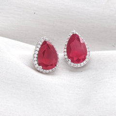 Red Hydro Earrings