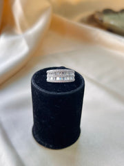 Sleek Elegance: Diamond Baguette Statement Ring