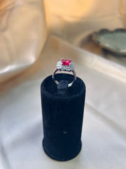 Radiant Red Octo Cocktail Ring