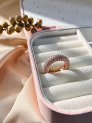 Chic Rose Gold Statement Ring