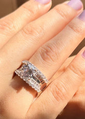 The Majestic Baguette: 2 Carat Solitaire Diamond Ring