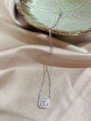 Modern Taper Diamond Pendant