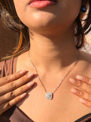 Modern Taper Diamond Pendant