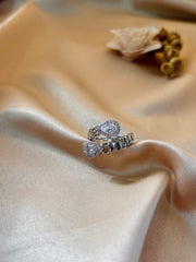 Swirl Diamond Ring