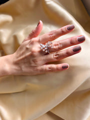 Rose Gold Plated Cocktail Ring