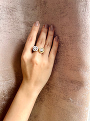 "Two Tone Cocktail Ring - Emora Fashion Collection"