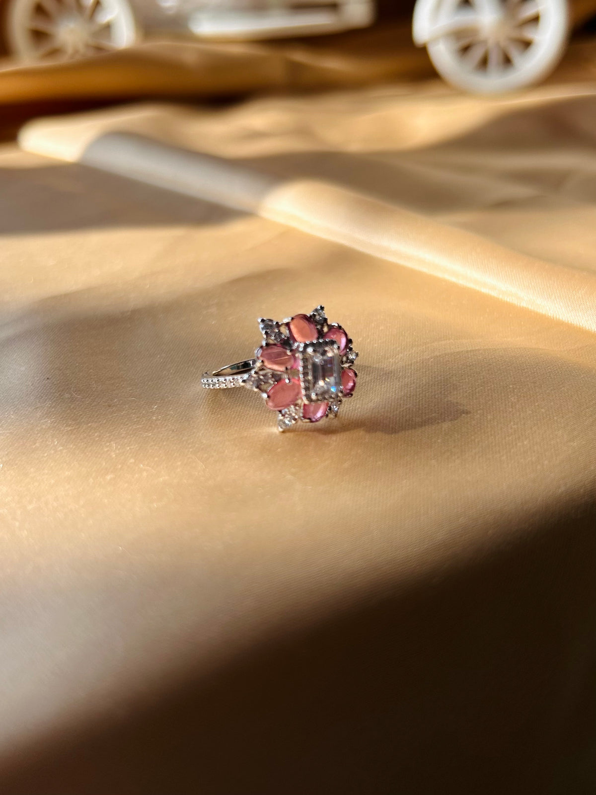 Pink Sapphire Cocktail Ring