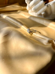 Yellow White Diamond Ring