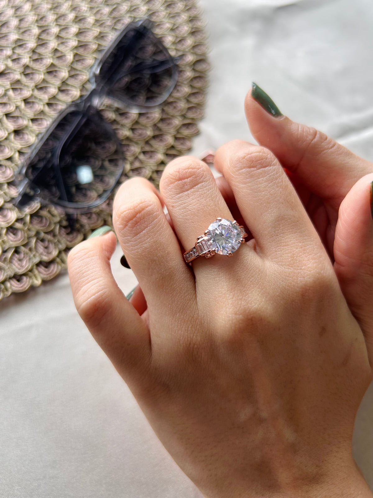 Luxurious Brilliance - 4 Carat Solitaire Diamond Ring