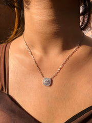 Modern Taper Diamond Pendant