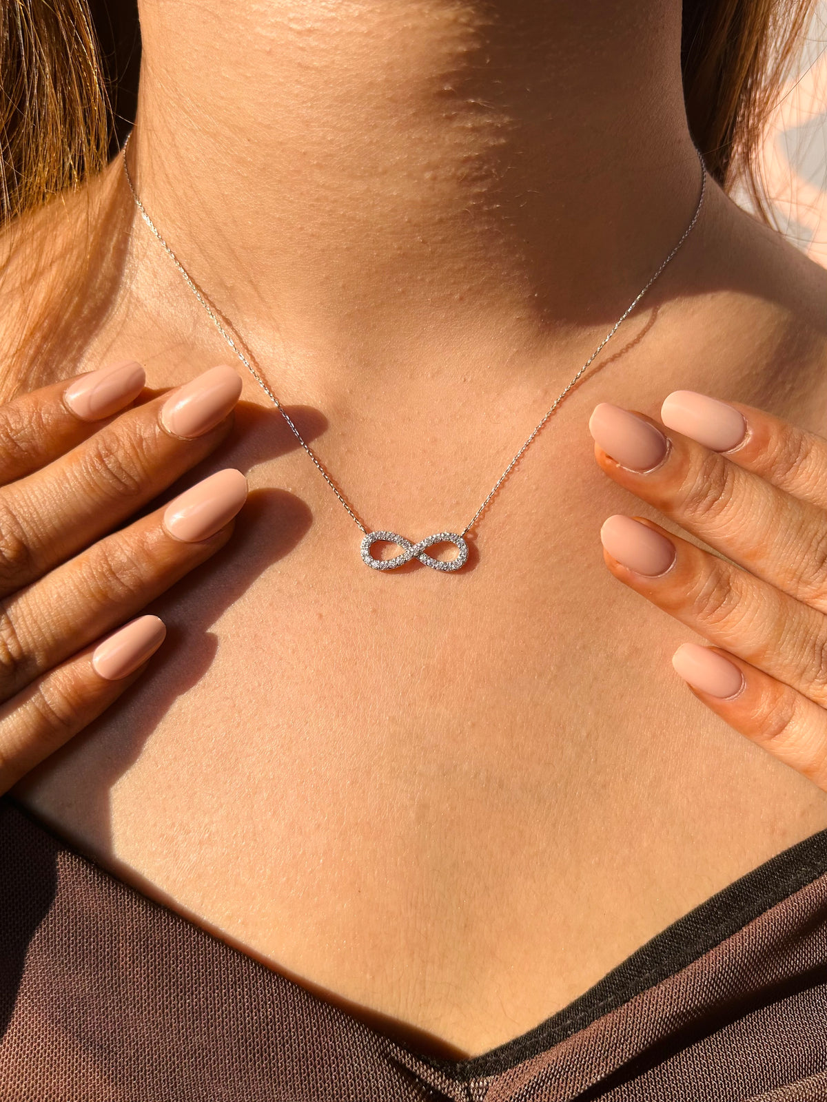 Forever Sparkling Infinity Pendant