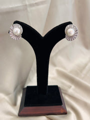 Luxurious Designer Earrings with Mother of Pearl