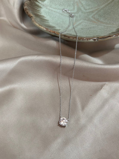 "Simplicity and Sparkle: The Round Solitaire Pendant for Every Occasion"