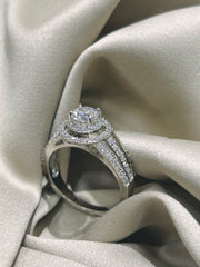 Ice Princess - White Diamond Solitaire Ring