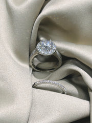 Ice Princess - White Diamond Solitaire Ring