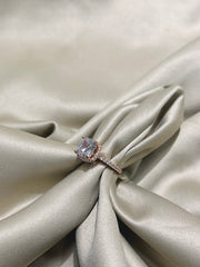 Asher's Dream - 1 Carat Asher Cut Solitaire Rose Gold Diamond Ring