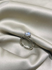 Classic Elegance - 1 Carat Round Solitaire Diamond Ring