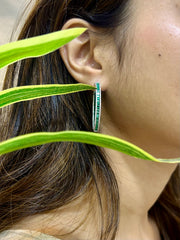 Emerald Baguette Hoop Earrings: A Bold Fusion of Green Elegance and Contemporary Style