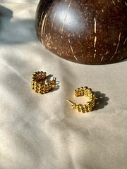 Gold-Plated Bali Earrings